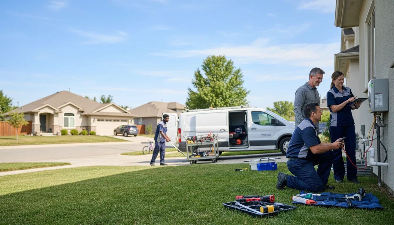 Tankless water heater service in Stout, IA